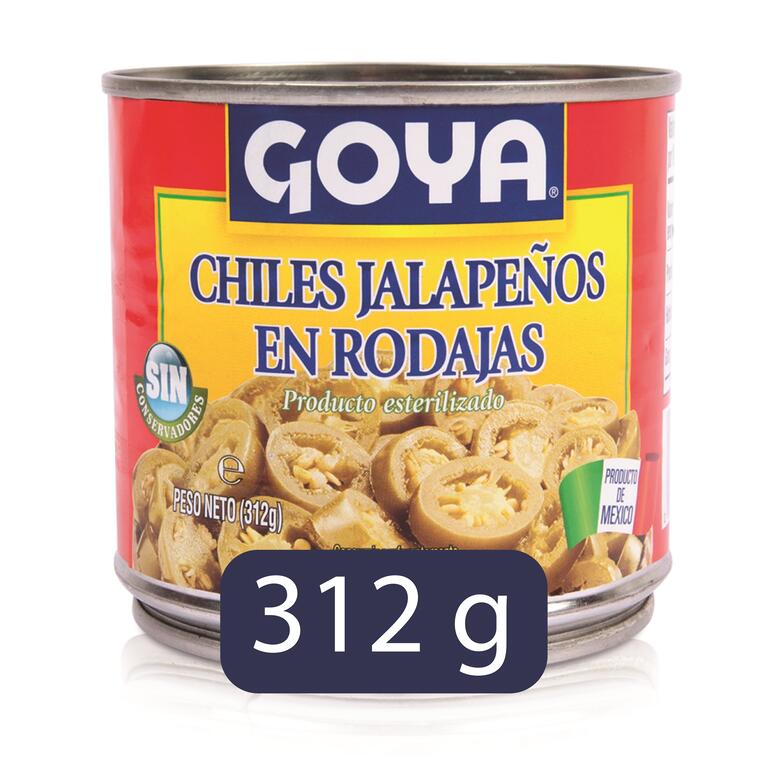 Chiles jalapeños rodajas