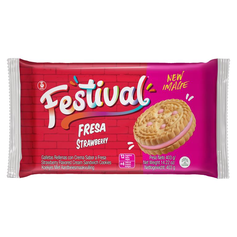 GALLETA FESTIVAL FRESA