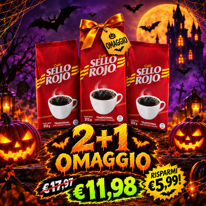 Cafè sello Rojo 2+1 gratis